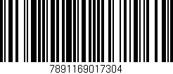 Código de barras (EAN, GTIN, SKU, ISBN): '7891169017304'