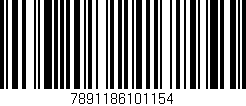 Código de barras (EAN, GTIN, SKU, ISBN): '7891186101154'