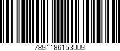Código de barras (EAN, GTIN, SKU, ISBN): '7891186153009'