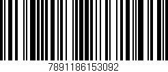 Código de barras (EAN, GTIN, SKU, ISBN): '7891186153092'