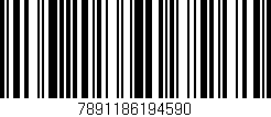 Código de barras (EAN, GTIN, SKU, ISBN): '7891186194590'