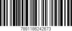 Código de barras (EAN, GTIN, SKU, ISBN): '7891186242673'