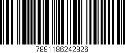 Código de barras (EAN, GTIN, SKU, ISBN): '7891186242826'