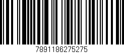 Código de barras (EAN, GTIN, SKU, ISBN): '7891186275275'