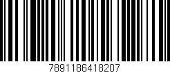 Código de barras (EAN, GTIN, SKU, ISBN): '7891186418207'