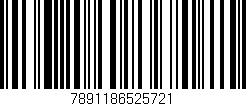 Código de barras (EAN, GTIN, SKU, ISBN): '7891186525721'