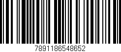 Código de barras (EAN, GTIN, SKU, ISBN): '7891186548652'