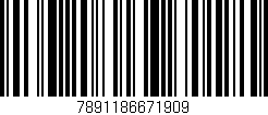 Código de barras (EAN, GTIN, SKU, ISBN): '7891186671909'