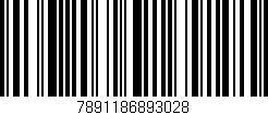 Código de barras (EAN, GTIN, SKU, ISBN): '7891186893028'