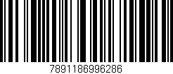 Código de barras (EAN, GTIN, SKU, ISBN): '7891186996286'