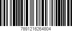 Código de barras (EAN, GTIN, SKU, ISBN): '7891216264804'