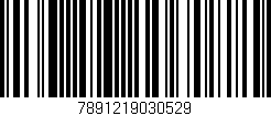 Código de barras (EAN, GTIN, SKU, ISBN): '7891219030529'