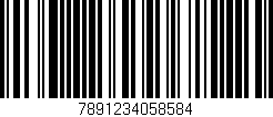 Código de barras (EAN, GTIN, SKU, ISBN): '7891234058584'