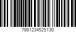 Código de barras (EAN, GTIN, SKU, ISBN): '7891234525130'