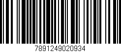 Código de barras (EAN, GTIN, SKU, ISBN): '7891249020934'