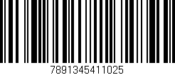 Código de barras (EAN, GTIN, SKU, ISBN): '7891345411025'