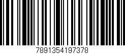 Código de barras (EAN, GTIN, SKU, ISBN): '7891354197378'
