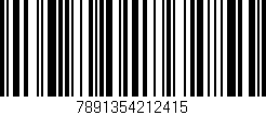 Código de barras (EAN, GTIN, SKU, ISBN): '7891354212415'