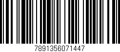 Código de barras (EAN, GTIN, SKU, ISBN): '7891356071447'