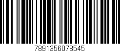 Código de barras (EAN, GTIN, SKU, ISBN): '7891356078545'