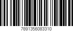 Código de barras (EAN, GTIN, SKU, ISBN): '7891356083310'