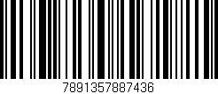 Código de barras (EAN, GTIN, SKU, ISBN): '7891357887436'