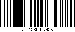Código de barras (EAN, GTIN, SKU, ISBN): '7891360387435'