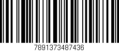 Código de barras (EAN, GTIN, SKU, ISBN): '7891373487436'