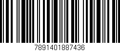 Código de barras (EAN, GTIN, SKU, ISBN): '7891401887436'