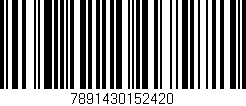 Código de barras (EAN, GTIN, SKU, ISBN): '7891430152420'