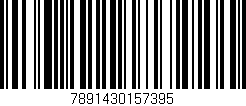 Código de barras (EAN, GTIN, SKU, ISBN): '7891430157395'