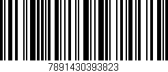 Código de barras (EAN, GTIN, SKU, ISBN): '7891430393823'