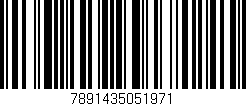 Código de barras (EAN, GTIN, SKU, ISBN): '7891435051971'