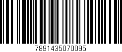 Código de barras (EAN, GTIN, SKU, ISBN): '7891435070095'