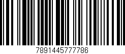 Código de barras (EAN, GTIN, SKU, ISBN): '7891445777786'