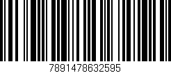 Código de barras (EAN, GTIN, SKU, ISBN): '7891478632595'