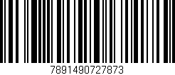 Código de barras (EAN, GTIN, SKU, ISBN): '7891490727873'