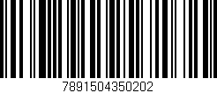 Código de barras (EAN, GTIN, SKU, ISBN): '7891504350202'