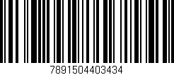 Código de barras (EAN, GTIN, SKU, ISBN): '7891504403434'
