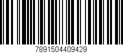 Código de barras (EAN, GTIN, SKU, ISBN): '7891504409429'