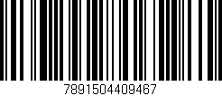 Código de barras (EAN, GTIN, SKU, ISBN): '7891504409467'