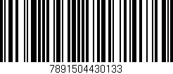 Código de barras (EAN, GTIN, SKU, ISBN): '7891504430133'