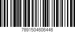 Código de barras (EAN, GTIN, SKU, ISBN): '7891504606446'