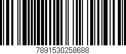 Código de barras (EAN, GTIN, SKU, ISBN): '7891530258688'