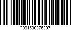 Código de barras (EAN, GTIN, SKU, ISBN): '7891530376337'