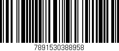 Código de barras (EAN, GTIN, SKU, ISBN): '7891530388958'
