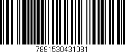 Código de barras (EAN, GTIN, SKU, ISBN): '7891530431081'
