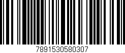 Código de barras (EAN, GTIN, SKU, ISBN): '7891530580307'