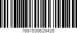 Código de barras (EAN, GTIN, SKU, ISBN): '7891530629426'