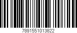 Código de barras (EAN, GTIN, SKU, ISBN): '7891551013822'